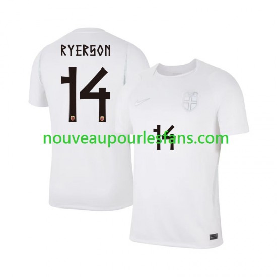 Maillot Norvège Julian Ryerson 14 Homme Tenue 3ème Coupe du Monde 2026 Manche Courte