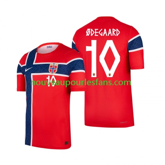 Maillot Norvège Martin Odegaard 10 Homme Tenue Domicile Coupe du Monde 2026 Manche Courte
