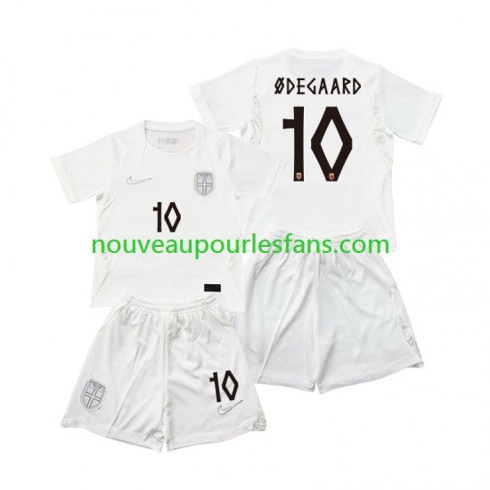 Maillot Norvège Martin Odegaard 10 Enfant Tenue 3ème Coupe du Monde 2026 Manche Courte