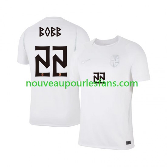Maillot Norvège Oscar Bobb 22 Homme Tenue 3ème Coupe du Monde 2026 Manche Courte