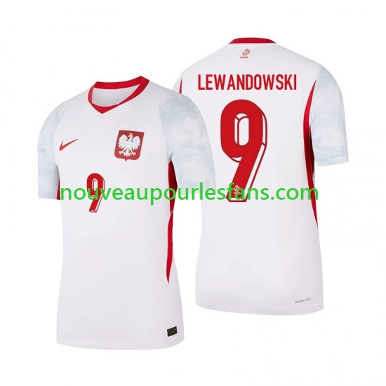 Maillot Pologne Robert Lewandowski 9 Homme Tenue Domicile 2026 Manche Courte