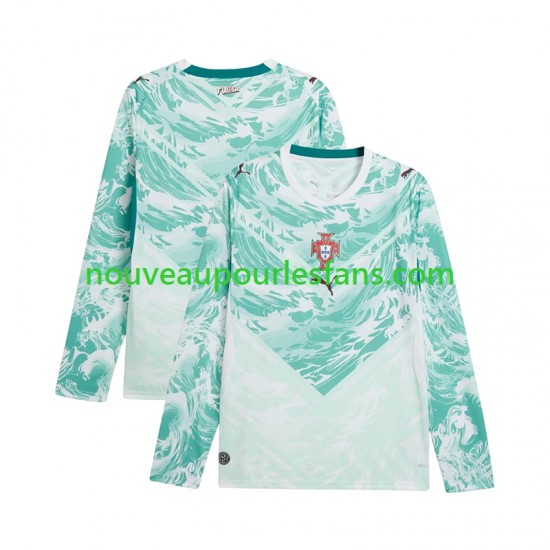 Maillot Portugal Homme Tenue Extérieur Coupe du Monde 2026 Manche Longue