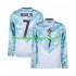 Maillot Portugal Cristiano Ronaldo 7 Homme Tenue Extérieur Coupe du Monde 2026 Manche Longue