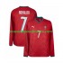 Maillot Portugal Cristiano Ronaldo 7 Homme Tenue Domicile Coupe du Monde 2026 Manche Longue