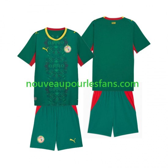Maillot Sénégal Enfant Tenue Extérieur 2026 2027 Manche Courte