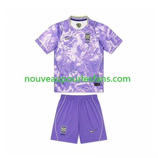 Maillot Corée du Sud Enfant Tenue Extérieur Coupe du Monde 2026 Manche Courte