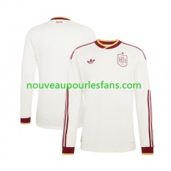 Maillot Espagne Homme Tenue Extérieur Coupe du Monde 2026 Manche Longue