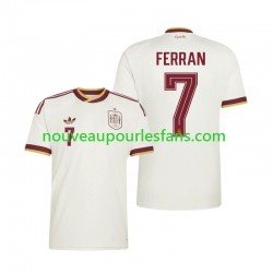 Maillot Espagne Ferran Torres 7 Homme Tenue Extérieur Coupe du Monde 2026 Manche Courte