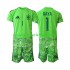 Maillot Espagne David Raya 1 6th Green color Gardien Enfant Coupe du Monde 2026 Manche Courte