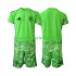 Maillot Espagne 6th Green color Gardien Enfant Coupe du Monde 2026 Manche Courte