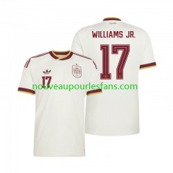 Maillot Espagne Nico Williams 17 Homme Tenue Extérieur Coupe du Monde 2026 Manche Courte