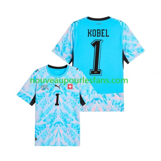 Maillot Suisse Gregor Kobel 1 Gardien Homme Tenue Domicile Coupe du Monde 2026 Manche Courte