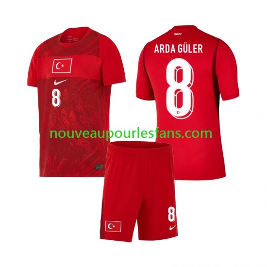 Maillot Turquie Arda Guler 8 Enfant Tenue Domicile Coupe du Monde 2026 Manche Courte