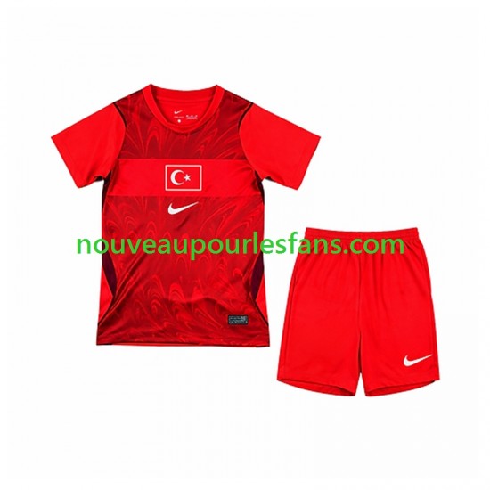 Maillot Turquie Enfant Tenue Domicile Coupe du Monde 2026 Manche Courte