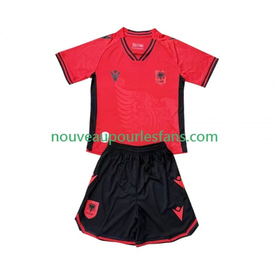 Maillot Albanie Enfant Tenue Domicile 2026 Manche Courte