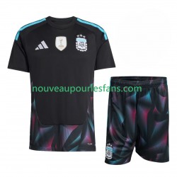 Maillot Argentine Gardien Enfant Tenue Domicile Coupe du Monde 2026 Manche Courte