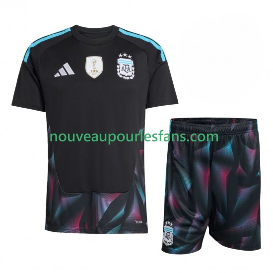 Maillot Argentine Gardien Enfant Tenue Domicile Coupe du Monde 2026 Manche Courte