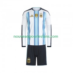 Maillot Argentine Enfant Tenue Domicile Coupe du Monde 2026 Manche Longue
