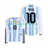 Maillot Argentine Lionel Messi 10 Homme Tenue Domicile Coupe du Monde 2026 Manche Longue