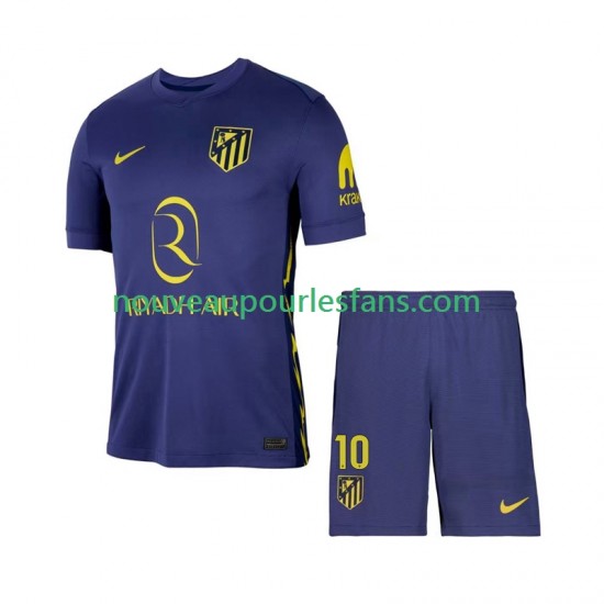 Maillot Atlético Madrid Alex Baena 10 Enfant Tenue Extérieur 2025-2026 Manche Courte