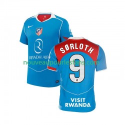 Maillot Atlético Madrid Alexander Sorloth 9 Homme Tenue 3ème 2025-2026 Manche Courte