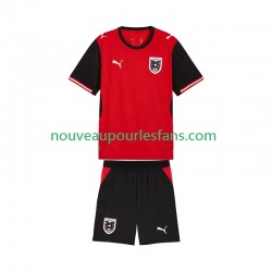 Maillot Autriche Enfant Tenue Domicile Coupe du Monde 2026 Manche Courte