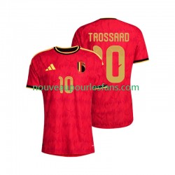 Maillot Belgique Leandro Trossard 10 Homme Tenue Domicile Coupe du Monde 2026 Manche Courte