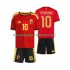 Maillot Belgique Leandro Trossard 10 Enfant Tenue Domicile Coupe du Monde 2026 Manche Courte