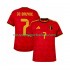 Maillot Belgique de bruyne 7 Homme Tenue Domicile Coupe du Monde 2026 Manche Courte