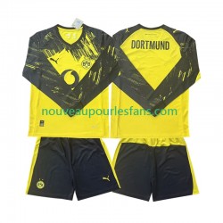 Maillot Borussia Dortmund Enfant Tenue Domicile 2025-2026 Manche Longue