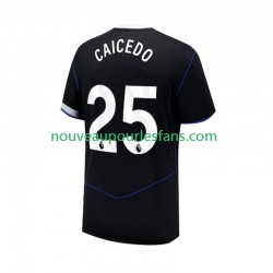 Maillot Chelsea Moises Caicedo 25 Homme Tenue 3ème 2025-2026 Manche Courte