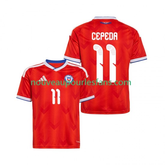 Maillot Chili Lucas Cepeda 11 Homme Tenue Domicile 2026 Manche Courte