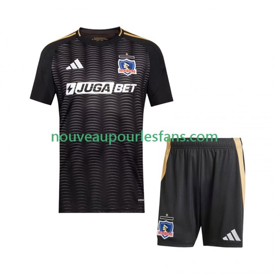 Maillot Colo-Colo Enfant Tenue Extérieur 2025-2026 Manche Courte