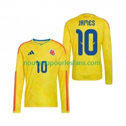 Maillot Colombie James Rodriguez 10 Homme Tenue Domicile Coupe du Monde 2026 Manche Longue