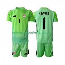 Maillot Costa Rica Keylor Navas 1 Gardien Enfant Tenue Domicile 2025 Manche Courte