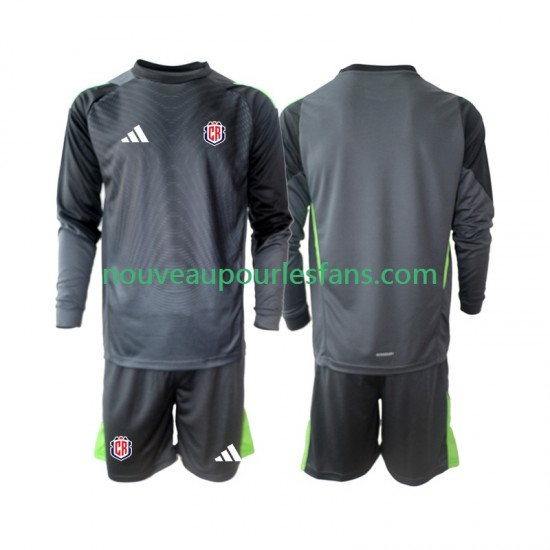 Maillot Costa Rica Gardien Enfant Tenue Extérieur 2025 Manche Longue