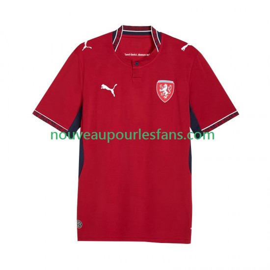 Maillot Tchéquie Homme Tenue Domicile 2026 Manche Courte