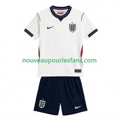 Maillot Angleterre Enfant Tenue Domicile Coupe du Monde 2026 Manche Courte
