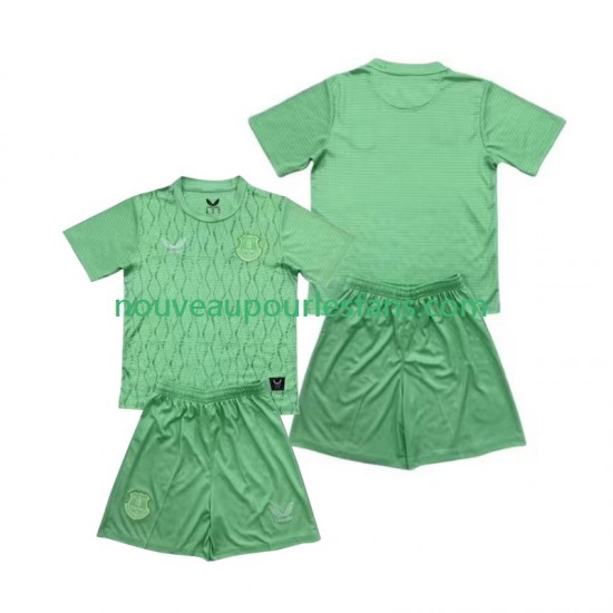 Maillot Everton Gardien Enfant Tenue Domicile 2025-2026 Manche Courte