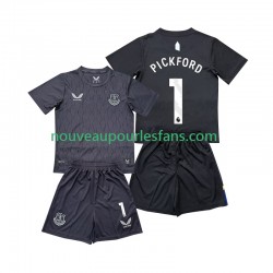 Maillot Everton Pickford 1 Gardien Enfant Tenue Extérieur 2025-2026 Manche Courte