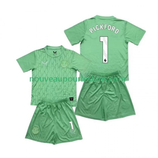 Maillot Everton Pickford 1 Gardien Enfant Tenue Domicile 2025-2026 Manche Courte
