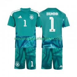 Maillot Allemagne Oliver Baumann 1 Gardien Enfant Tenue Domicile Coupe du Monde 2026 Manche Courte