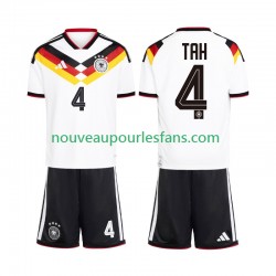 Maillot Allemagne Jonathan Tah 4 Enfant Tenue Domicile Coupe du Monde 2026 Manche Courte