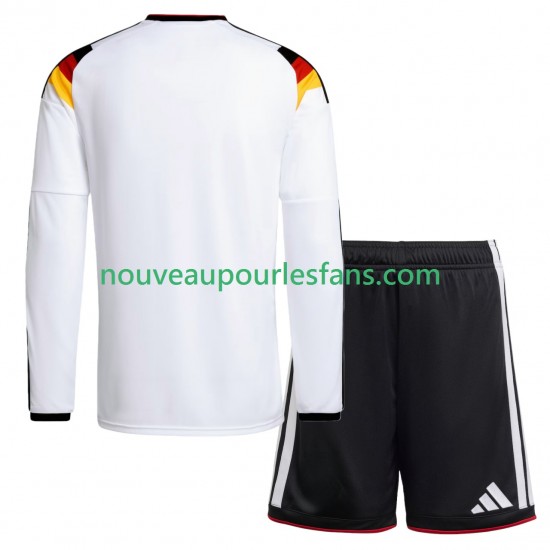 Maillot Allemagne Enfant Tenue Domicile Coupe du Monde 2026 Manche Longue