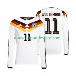 Maillot Allemagne Woltemade 11 Homme Tenue Domicile Coupe du Monde 2026 Manche Longue