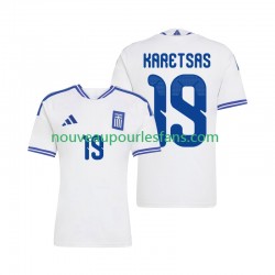 Maillot Grèce Konstantinos Karetsas 19 Homme Tenue Domicile 2026 Manche Courte