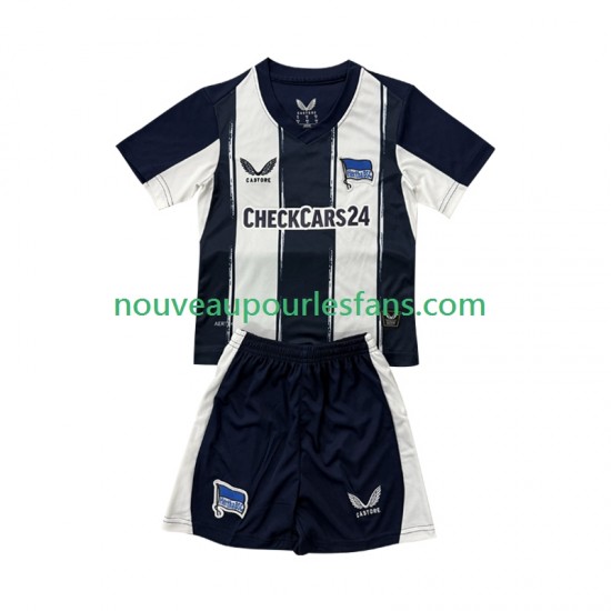Maillot Hertha BSC Enfant Tenue Domicile 2025-2026 Manche Courte