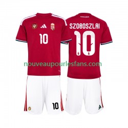 Maillot Hongrie Szoboszlai 10 Enfant Tenue Domicile Coupe du Monde 2026 Manche Courte