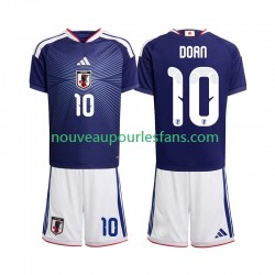Maillot Japon Ritsu Doan 10 Enfant Tenue Domicile Coupe du Monde 2026 Manche Courte