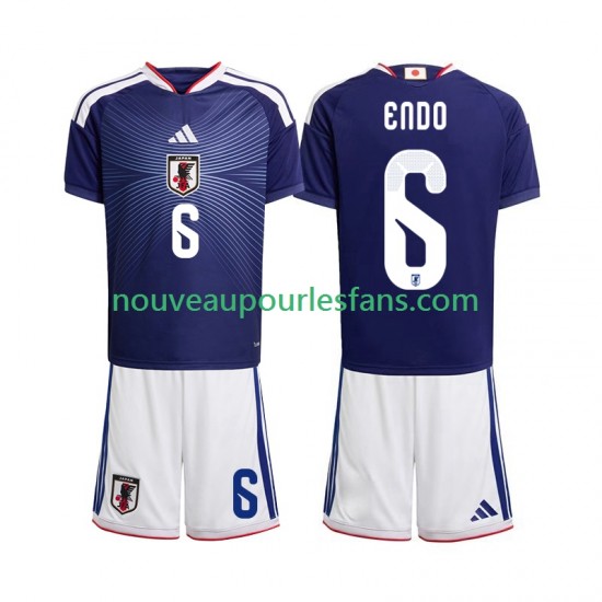 Maillot Japon Wataru Endo 6 Enfant Tenue Domicile Coupe du Monde 2026 Manche Courte